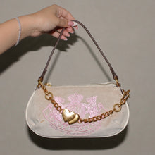 Load image into Gallery viewer, Juicy Couture Daydreamer crest velour shoulder bag