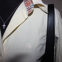 Load image into Gallery viewer, Vintage Burberry's of London check patterned yellow long sleeves (S)