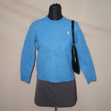 Load image into Gallery viewer, Polo by Ralph Lauren blue wool sweater (S)