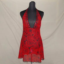 Load image into Gallery viewer, Roses patterned mesh laced lingerie (M)
