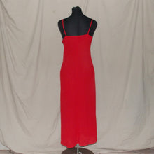 Load image into Gallery viewer, Red cowl neck midi dress (S)
