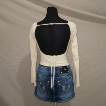 Load image into Gallery viewer, VRG GRL asymmetrical cut yellow long sleeves (S)
