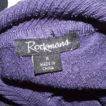 Load image into Gallery viewer, Purple asymmetrical velvet type long sleeves (M)
