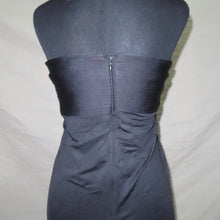 Load image into Gallery viewer, Elle Would! black asymmetrical tube dress (S)
