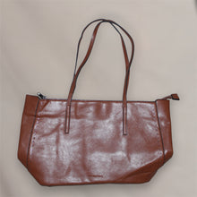 Load image into Gallery viewer, Paco Martinez studded brown leather type shoulder bag
