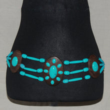 Load image into Gallery viewer, Turquoise tie belt
