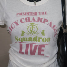 Load image into Gallery viewer, Vintage Juicy Couture "Champagne Squadron Live" tee (S)
