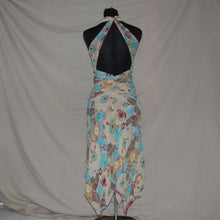 Load image into Gallery viewer, Boho patterned asymmetrical midi dress (S)
