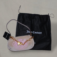 Load image into Gallery viewer, Juicy Couture Daydreamer crest velour shoulder bag
