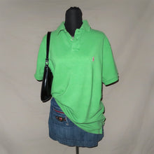 Load image into Gallery viewer, Polo green collared polo top (L)
