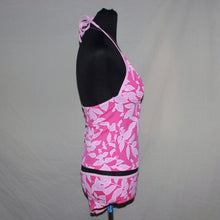 Load image into Gallery viewer, Pink floral two-piece bikini (S/M)
