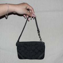 Load image into Gallery viewer, Vintage coach black wristlet
