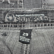 Load image into Gallery viewer, Southpole black denim washed high rise pants (W29)
