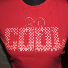Load image into Gallery viewer, Calvin Klein red graphic tee (XS)
