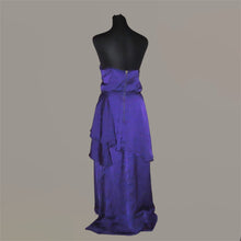 Load image into Gallery viewer, Vintage Shylo x Princess Polly purple ruffled asymmetrical long dress (M)
