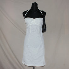 Load image into Gallery viewer, Patrizia Pepe white halter midi dress (XS)
