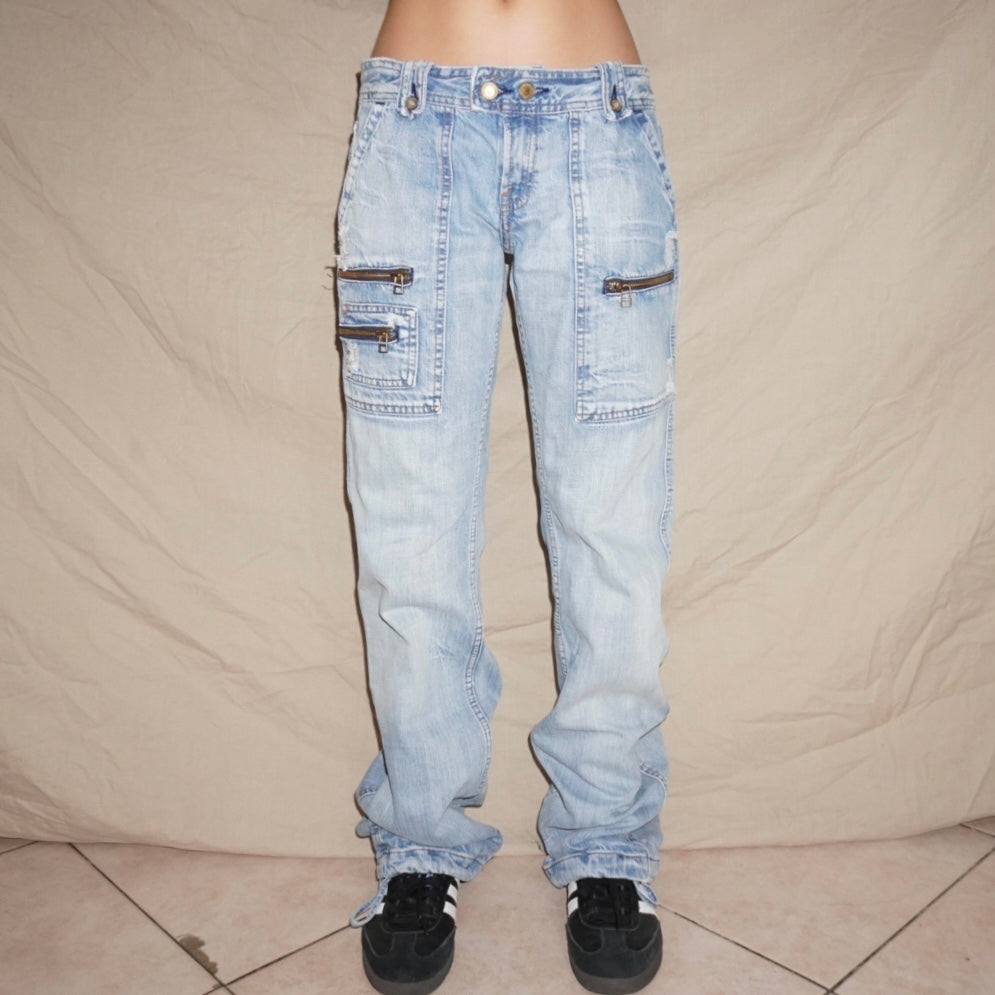 LTC light zipped denim jeans (W30)