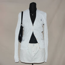Load image into Gallery viewer, Ralph Lauren Sport white knitted cardigan (M)
