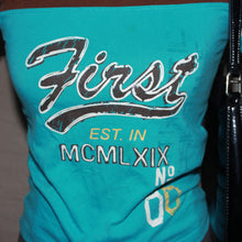 Load image into Gallery viewer, Graphic "First" baby tee (XS)

