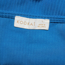 Load image into Gallery viewer, Kookai blue ruched halter top (S/M)
