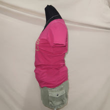 Load image into Gallery viewer, Cavalli Class logo in magenta tee (S/M)
