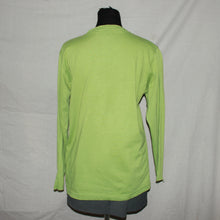 Load image into Gallery viewer, AJ embroidered green long sleeves (S)

