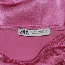 Load image into Gallery viewer, Pink satin tube maxi dress (S)
