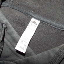 Load image into Gallery viewer, Adidas black stripped hoodie (XL)
