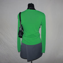 Load image into Gallery viewer, Green v-cut cardigan (S)

