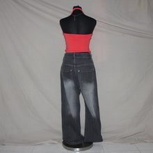 Load image into Gallery viewer, Southpole black denim washed high rise pants (W29)
