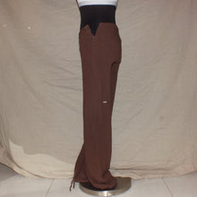 Load image into Gallery viewer, Brown mesh charmed wide leg pants (XS)
