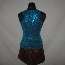 Load image into Gallery viewer, Greenish blue sequence tank (S)
