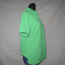 Load image into Gallery viewer, Polo green collared polo top (L)
