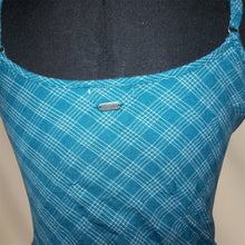 Load image into Gallery viewer, Ghanda blue gingham long dress (XS)
