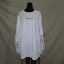 Load image into Gallery viewer, GYMSHARK white embroidered logo sweater (XXL)
