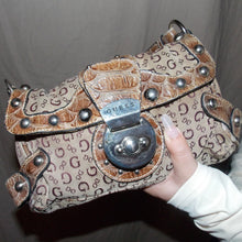 Load image into Gallery viewer, Vintage stunning Guess monogram buckle bag
