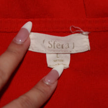 Load image into Gallery viewer, Sfera red v-cut cardigan (S)
