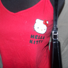 Load image into Gallery viewer, Hello Kitty red tank top (S)
