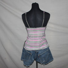 Load image into Gallery viewer, Etam patterned ruched top (S)
