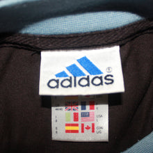 Load image into Gallery viewer, Adidas brown and blue polar shirt (L)
