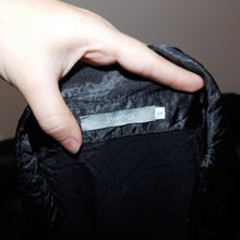 Load image into Gallery viewer, Black satin type button up (S)
