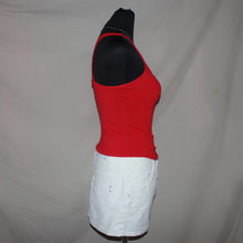 Load image into Gallery viewer, B red cross-back tank top (XS)
