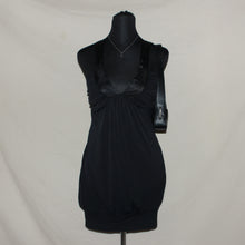 Load image into Gallery viewer, Black halter midi dress (S)
