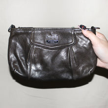 Load image into Gallery viewer, Coach Madison leather brown wristlet clutch

