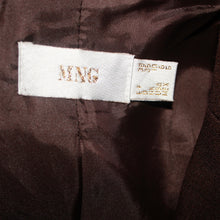 Load image into Gallery viewer, MNG brown buttoned blazer midi dress (S)
