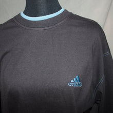 Load image into Gallery viewer, Adidas brown and blue polar shirt (L)

