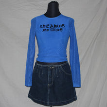 Load image into Gallery viewer, Blue mesh top (2XS)
