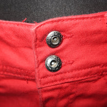 Load image into Gallery viewer, Blanco red denim midi skirt (M)
