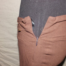 Load image into Gallery viewer, Brown mesh charmed wide leg pants (XS)
