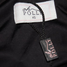Load image into Gallery viewer, Oh Polly black ruched cowl neck midi dress (XS)
